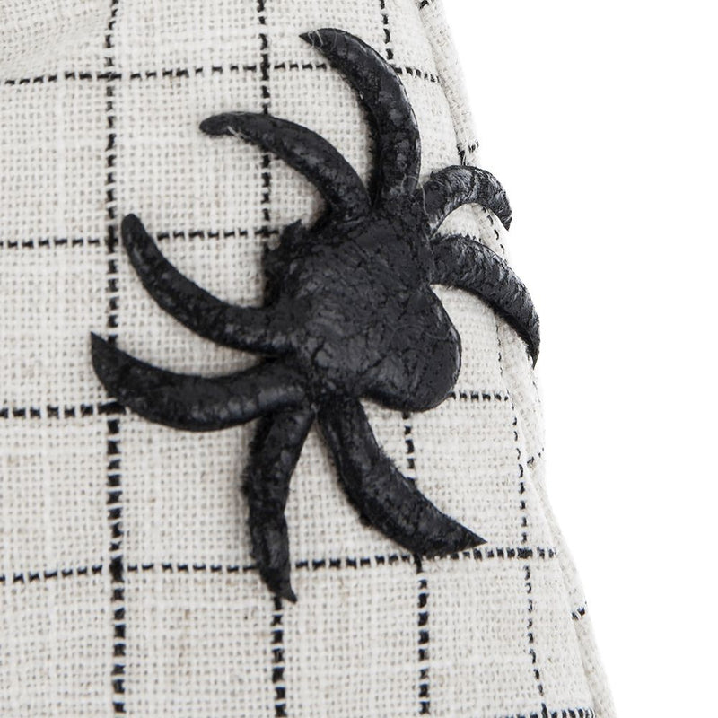 Sitting Gnome With Hat Spider, For Halloween Decor