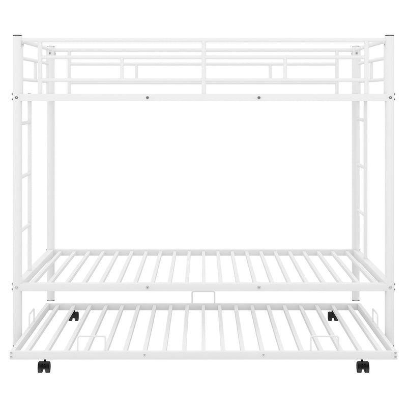 Twin Over Twin Bunk Bed With Trundle