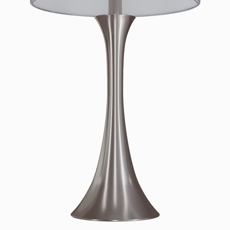 Lenuxe 24" Contemporary Metal Table Lamp Set