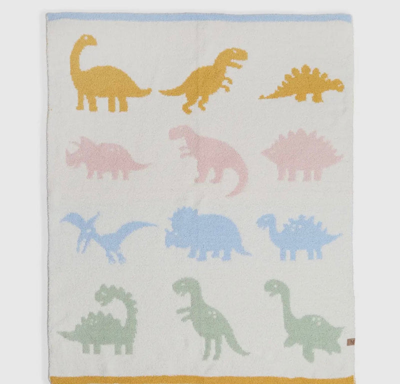 Luxury soft Dino blanket