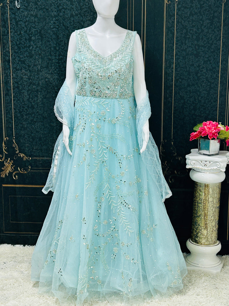 Party wear long gown / Indo western