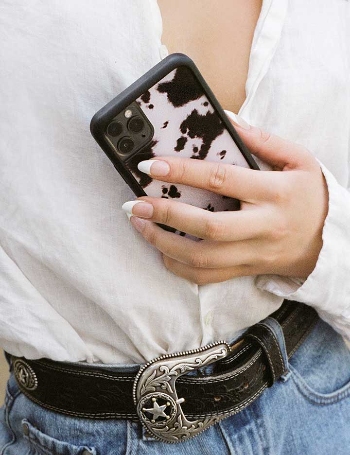 Cowhide iPhone Case