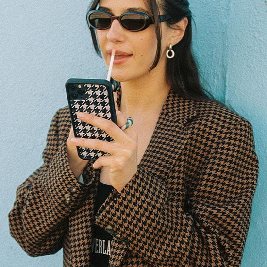 Houndstooth iPhone Case