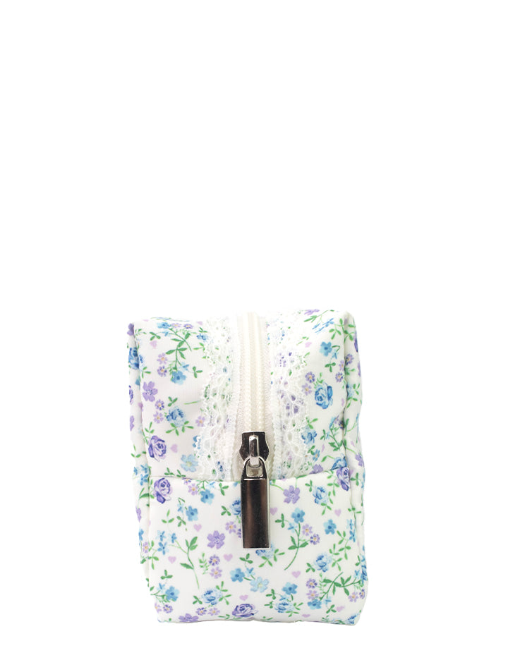 Lilac & Blue Floral Perfect Pouch