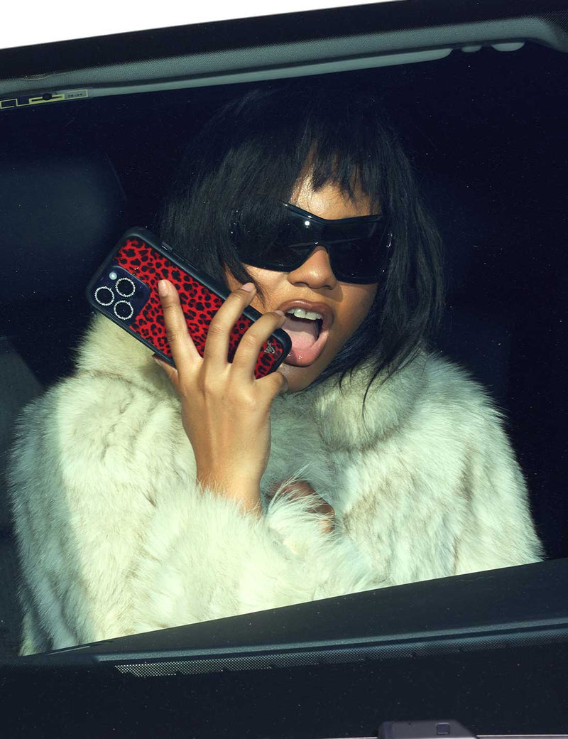 Meow | Red iPhone Case