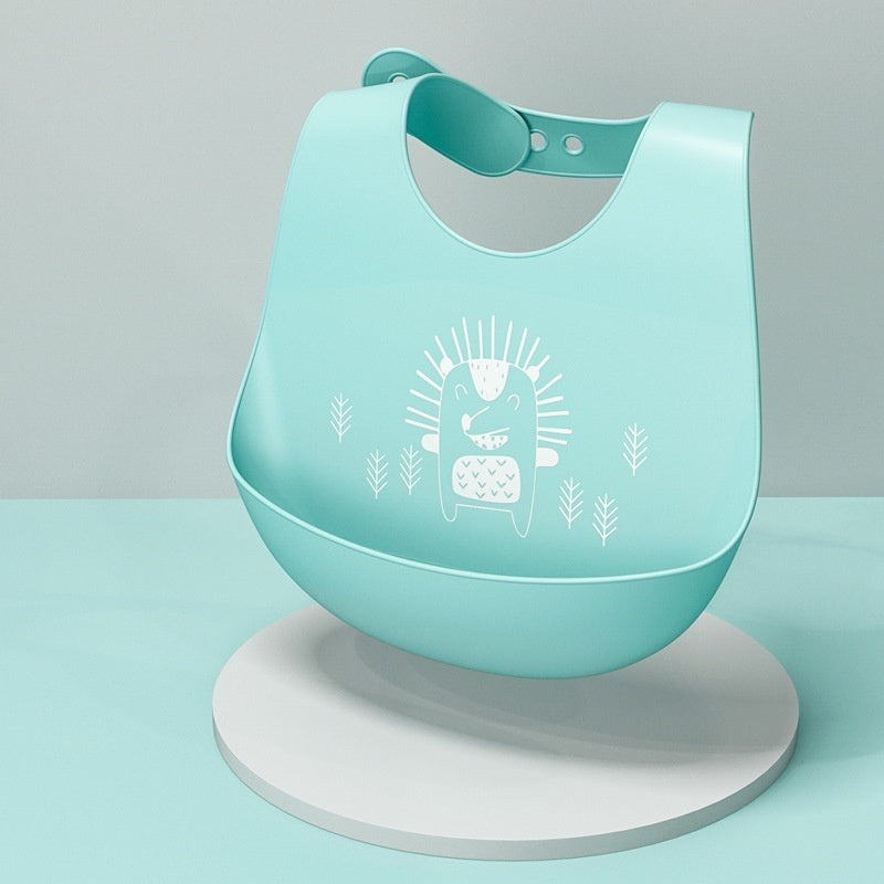 Baby Waterproof And Stain-resistant Food-grade Silicone Bib