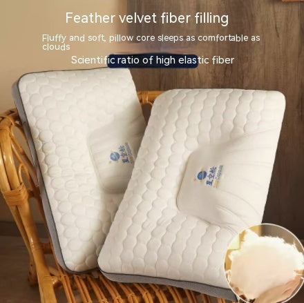Cloud Natural Latex Cervical Pillow – 98% Latex, Antibacterial & Anti-Mite, 3 Loft Heights