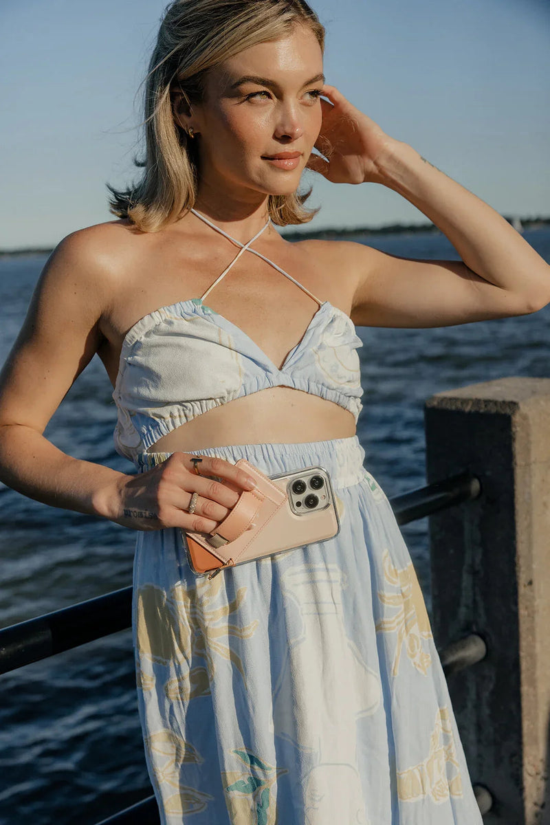 Creamsicle Color Block Magnetic Case and Wallet