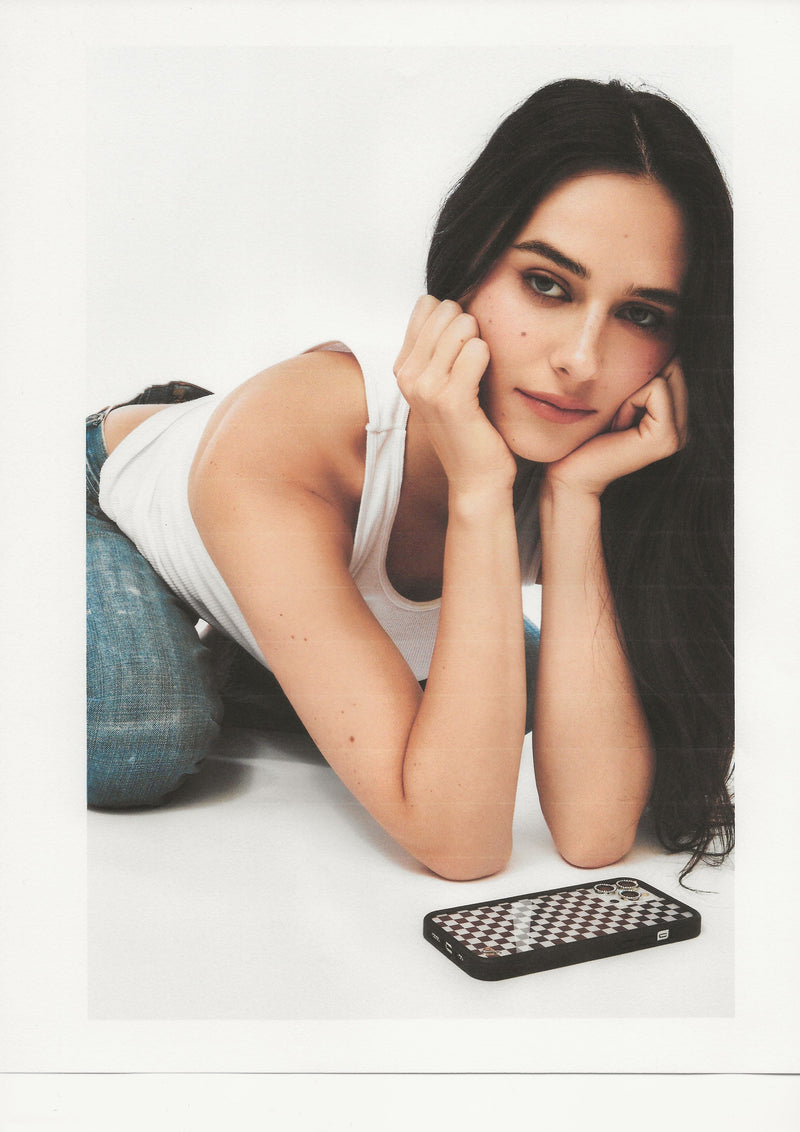 Checkers | Brown iPhone Case