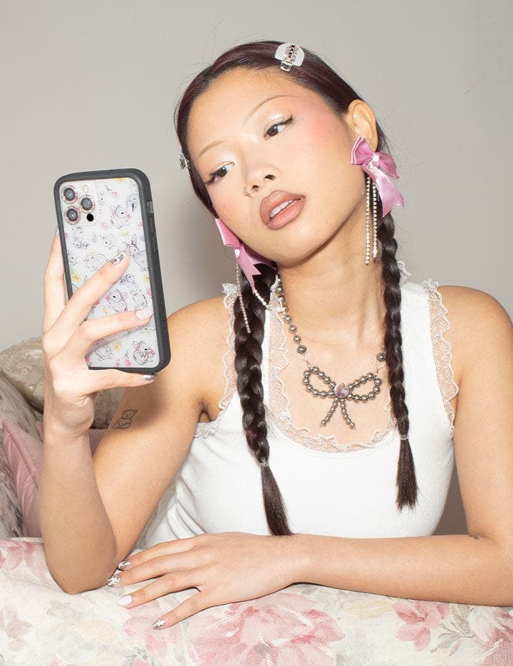 Bunnies in Bonnets iPhone Case