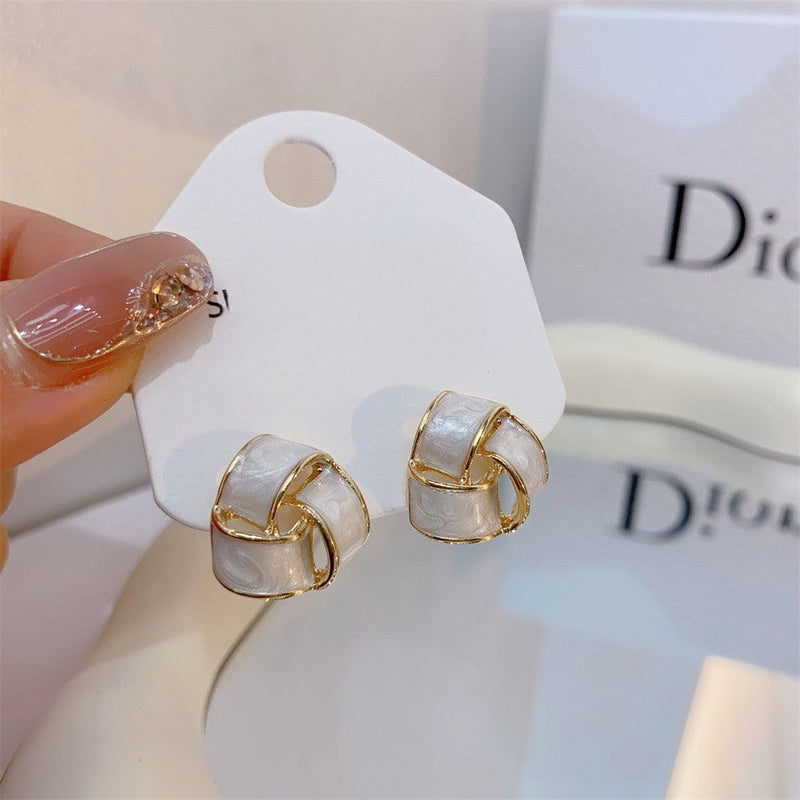 Women Hollow Out Triangle Earrings