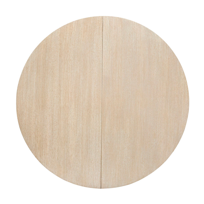 Echo Isles - Extendable 54" Round Dining Table - Sea Pearl And Driftwood
