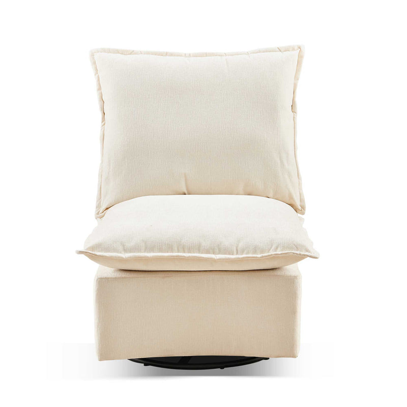 Detachable Single 360 Swivel Rocking Rocker, 360 Swivel Sofa Chair & Single Sofa Lounge, Comfortable Seating For Living Room & Bedroom Sofa 1 Piece