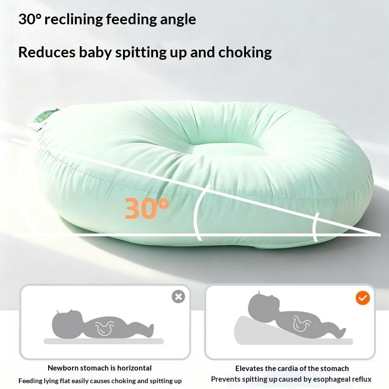 Baby Inclined Wedge Pillow – Cloud-Down Nursing & Feeding Support for Newborns 0–3 Years