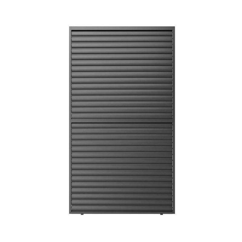 [04X07FT] Alora Premium Adjustable Aluminum Louvered Pergola With Side Wall Panel (SAK25458)
