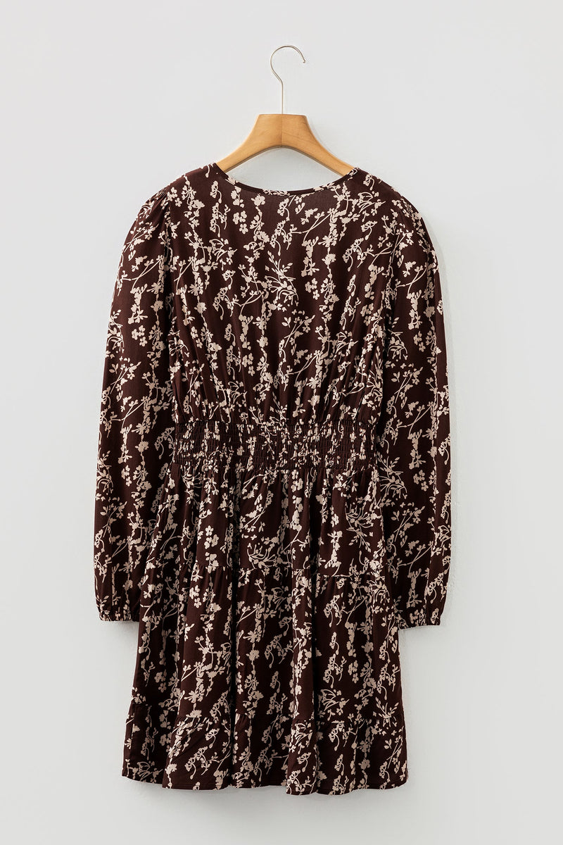 Serenity Waist Flared Mini Dress