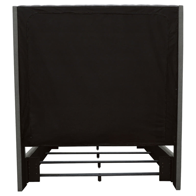 Camille Upholstered Queen Panel Bed Grey