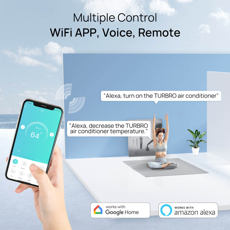 Greenland 27,000 BTU Tri-Zone(3) Mini Split AC with Heat Pump (R454B)