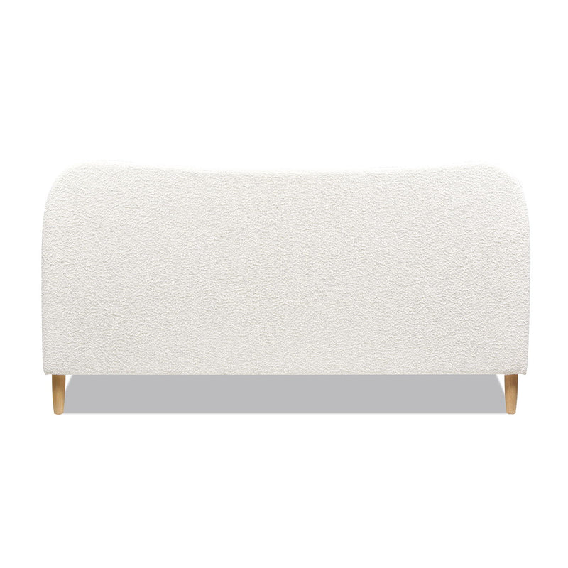 Roman - Curved Headboard Upholstered Platform Bed