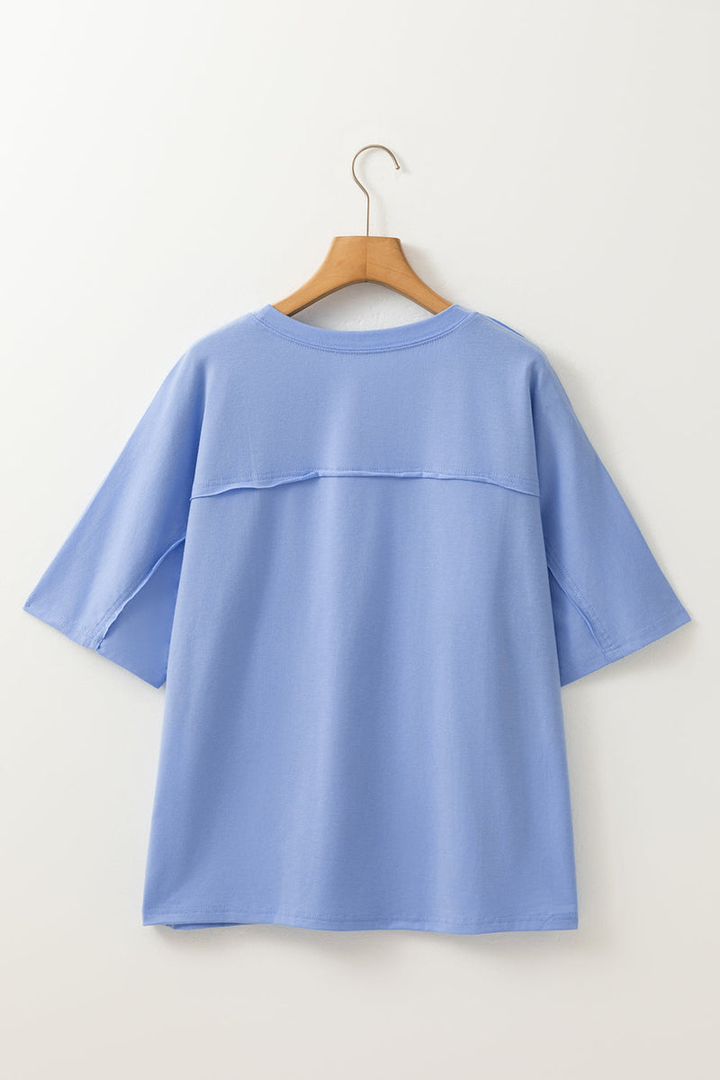 Hannah Flower Patched Loose Top