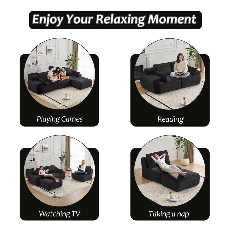 Compressed Sofa, Large Sectional Couches For Living Room