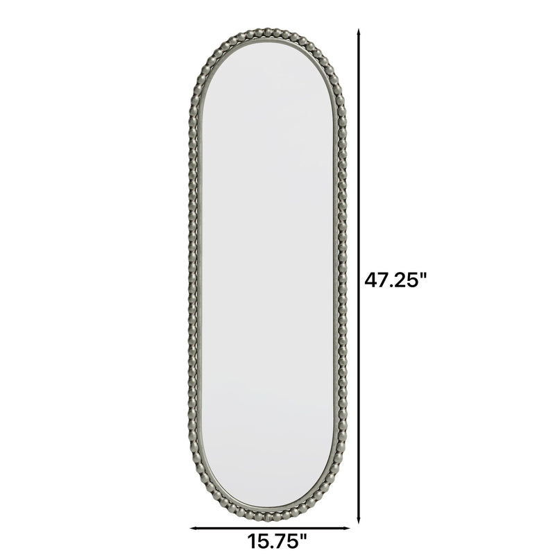 Oval Retro Mirror, Wall Hanging Mirror For Living Room