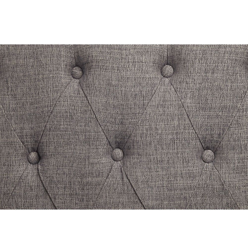 Florian - Chair - Gray Fabric & Antique White