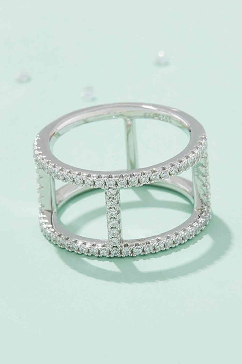 Always Get Better Moissanite Ring – Modern Minimalist Design See size chart under “more details”