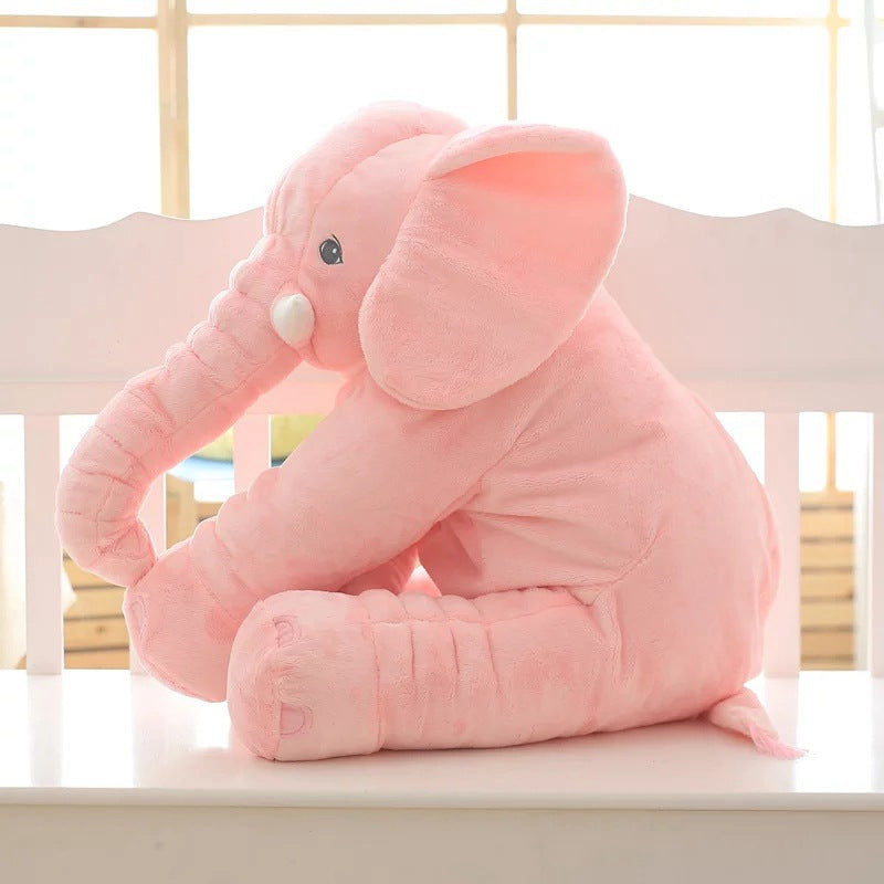 Elephant Plush Pillow Cover – Soft Short Plush Baby & Kids Sleep Cushion Shell