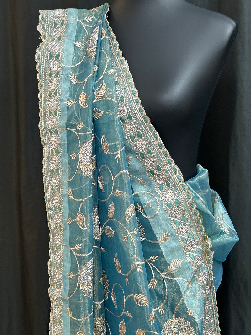 Tissue silk saree