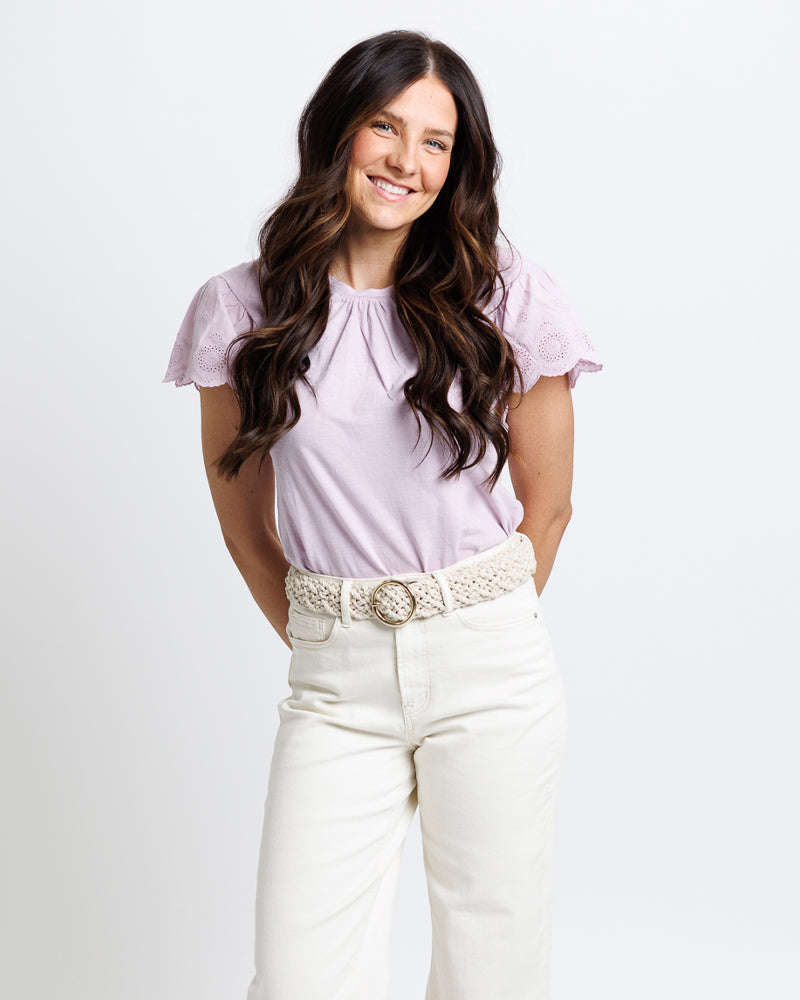 Lovely Eyelet Tee
