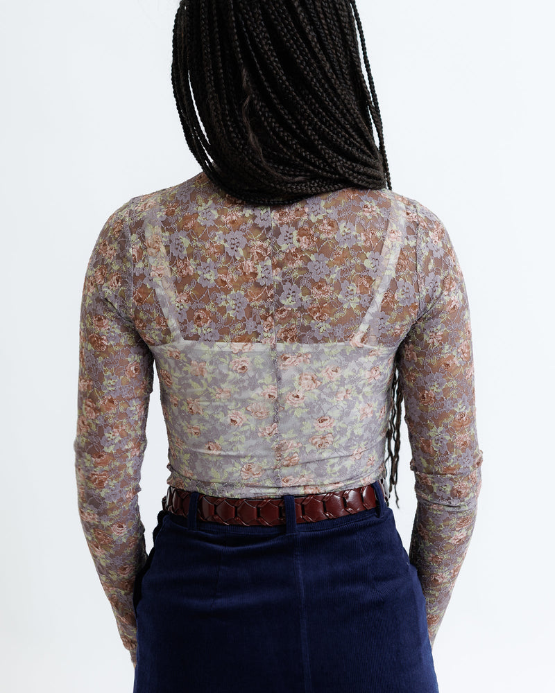 Floral Lace Layering Top