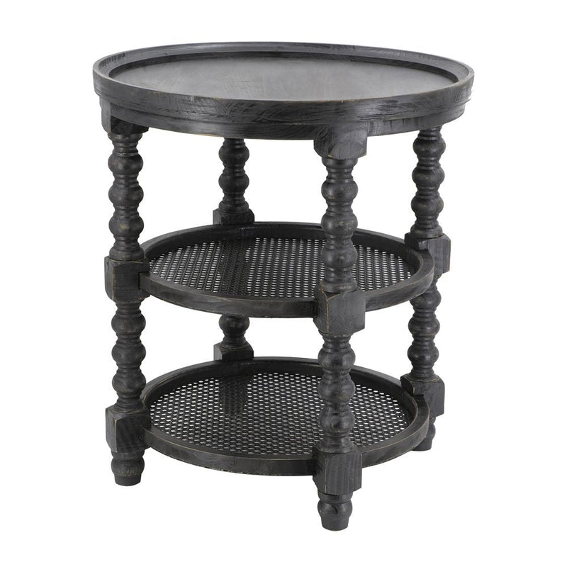 Round 3 Tiered Side Tabel, End Tabel For Lving Room Bedroom Entryway