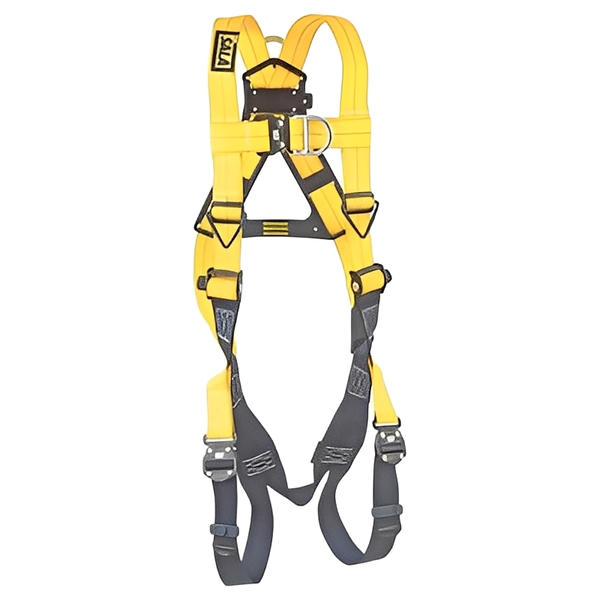 Delta® Cross Over Style Climbing Harnesses with Back and Front D-Rings - All Sizes