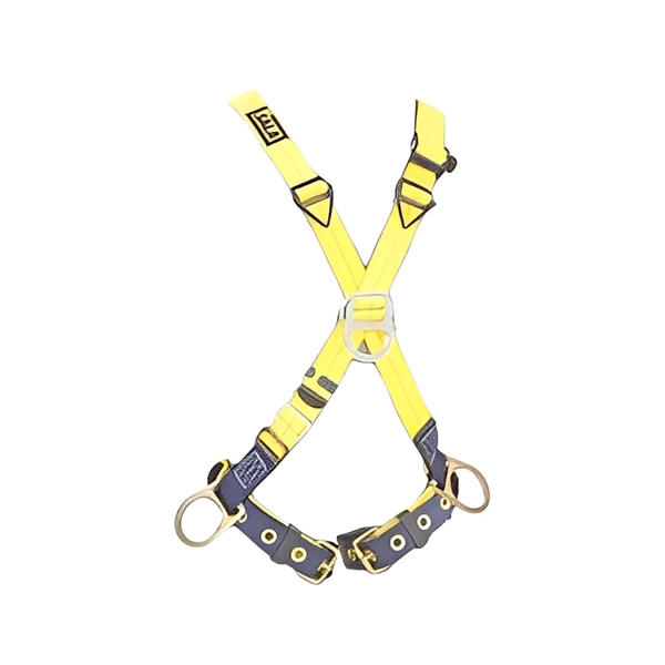 Cross Over Style Positioning/Climbing Harness with Back/Front/Side D-R - All Sizes