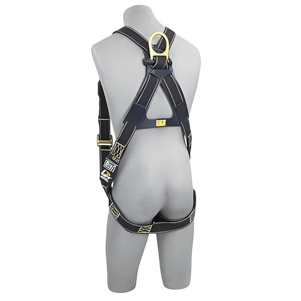 Delta Vest Style Welder's Harnesses, Back D-Ring, Pass Thru Buckles - All Sizes