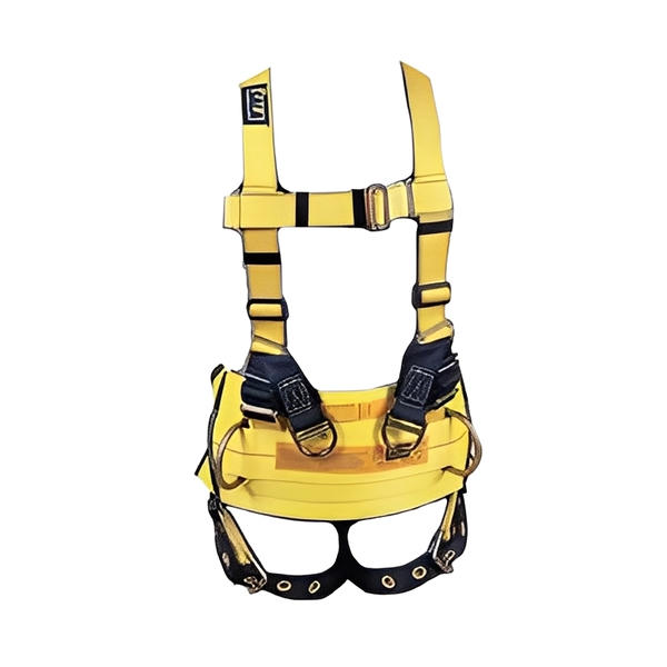 Delta Derrick Harness, Back/Lifting D-Rings, Tongue Buckle Leg Straps - All Sizes