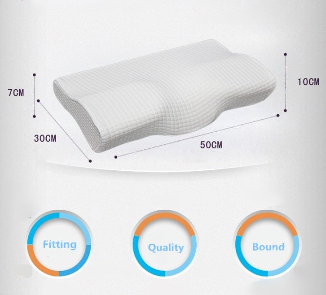 Orthopedic Latex Neck Pillow - Slow Rebound for Optimal Support
