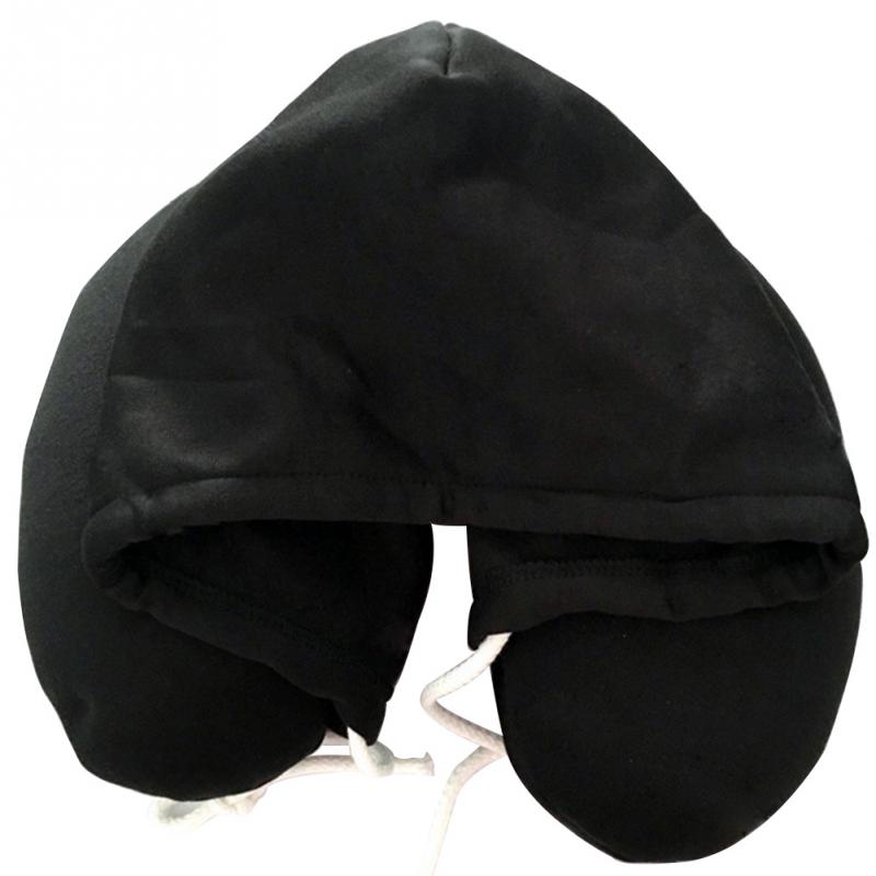 U shaped Neck Pillow soft Hooded Neck pillow for Travel