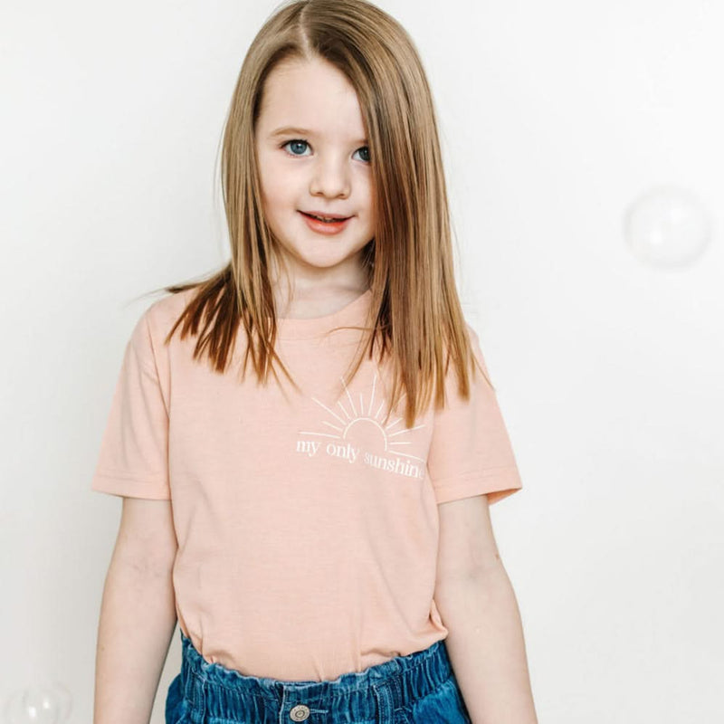 My Only Sunshine w/ Full Sun on Back - Child Tee