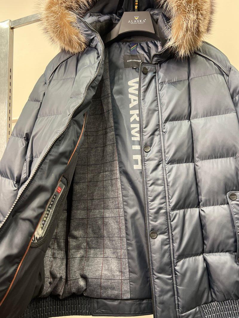 Genuine Fur Trim Sorona® Insulated Puffer Jacket