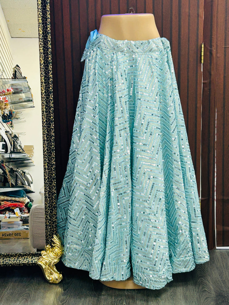 Sequin lehenga Skirt