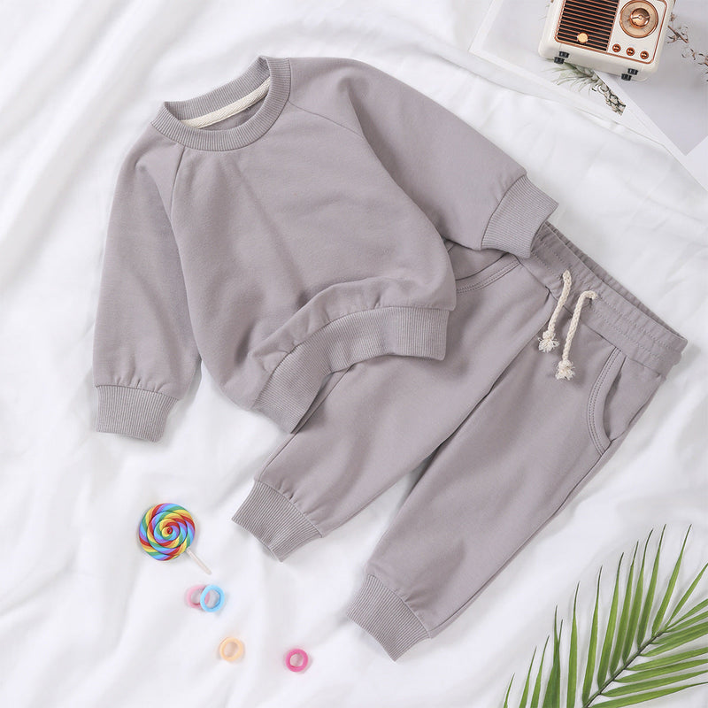 Children's Homewear Sweatshirt And Pants Set