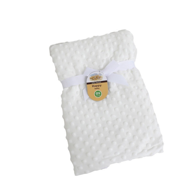 Soft Double-layered Thermal Blanket Textured Puffed Surface