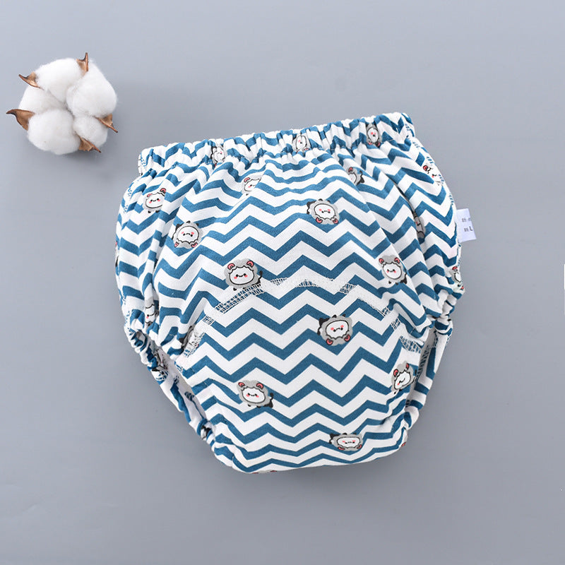 Baby Training Pants Washable 6-layer Gauze Diaper Cover Learning