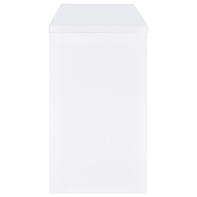 Topanga Engineered Wood Freestanding Home Bar White