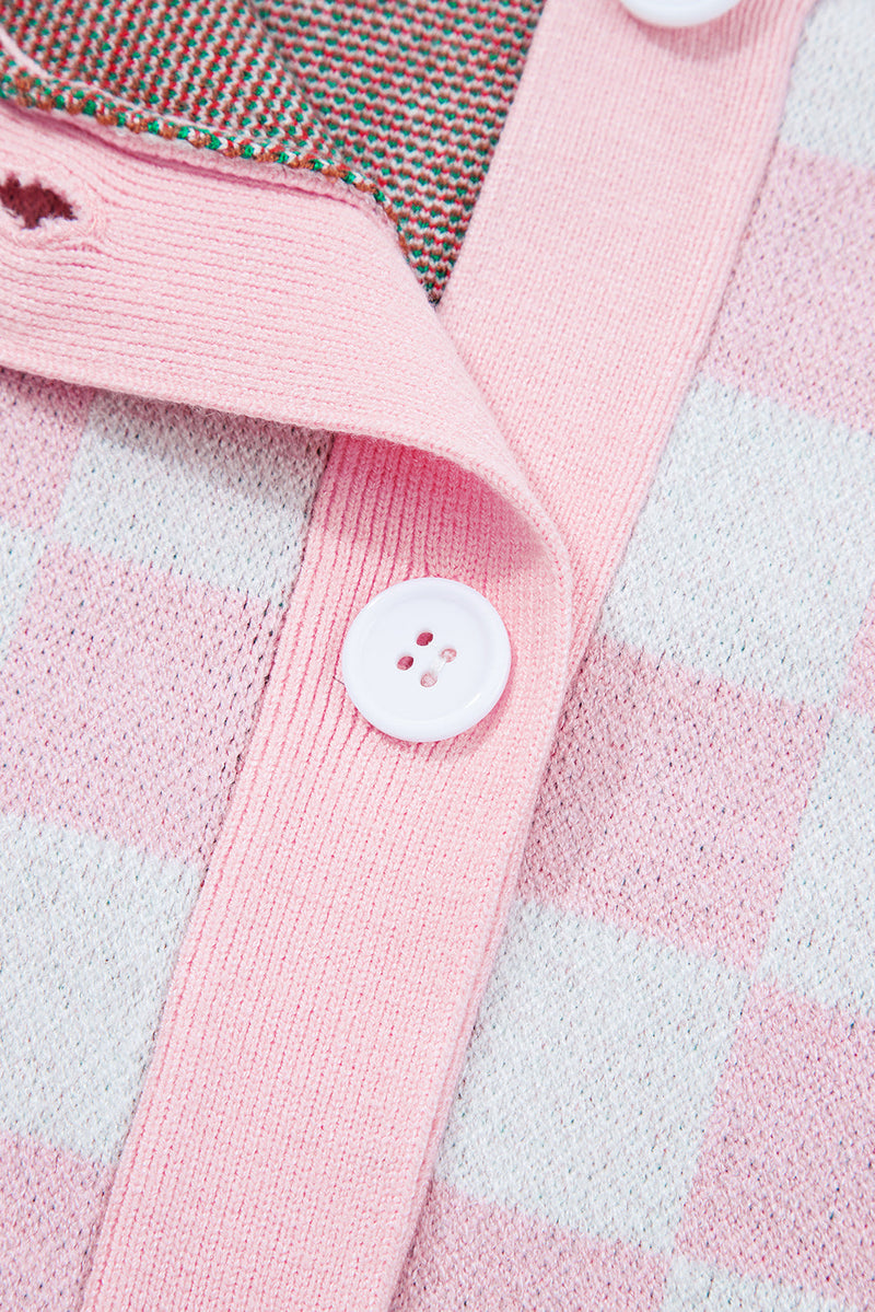 Ella Tree Pattern Cardigan Sweater