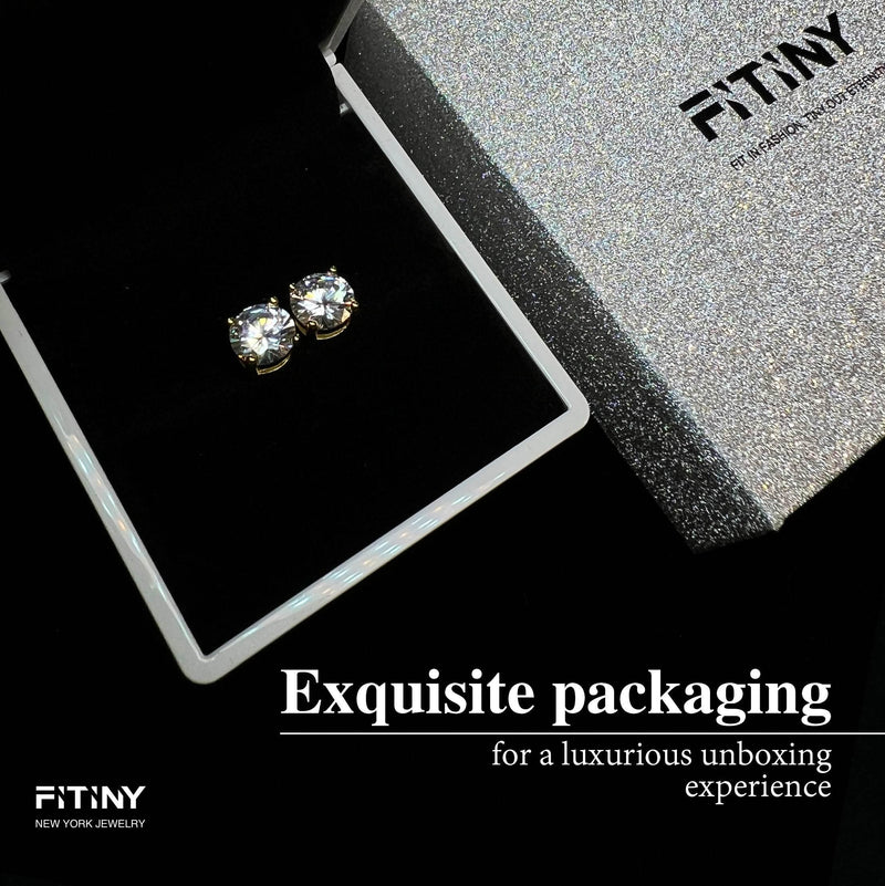 Stacking 6 Pieces Blue Flower Pierced Earring Set with Zircon, 18k Gold Plated Ear Studs and Ear Drops, Women's Fashion Jewelry for Party Daily Stacked Lobe Earrings