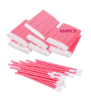 640PCS Disposable Lip Brushes Make up Brush Lipstick Applicators Wands Makeup Applicators Brushes Lip Gloss Applicators Tester Wands Tool Kits Makeup Beauty Tool Kits Black