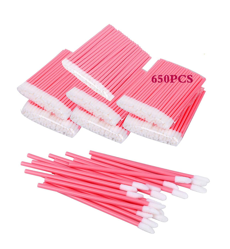 640PCS Disposable Lip Brushes Make up Brush Lipstick Applicators Wands Makeup Applicators Brushes Lip Gloss Applicators Tester Wands Tool Kits Makeup Beauty Tool Kits Black